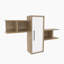 Olida Modern Wallshelf with a Cabinet-1347763646