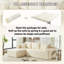 Canapé compressible en chenille beige-169801377