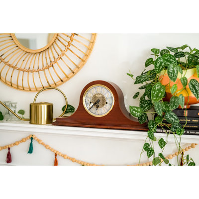 Solid Wood Mechanical Tabletop Clock