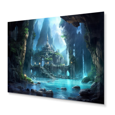 Château caché - salon d'art mural en métal Châteaux