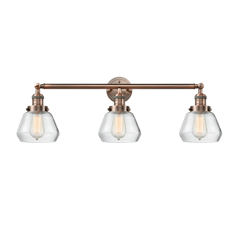 Éclairage de salle de bain à intensité variable 3 lumières Chill, Ampoule incandescente rétro de 60 watts, Transparent