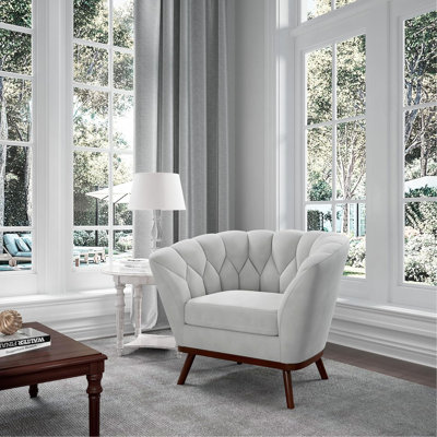 Chaise d'appoint rembourrée 1pc Modern Elegance