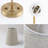 2-light Linen Fabric Shade Wall Sconce