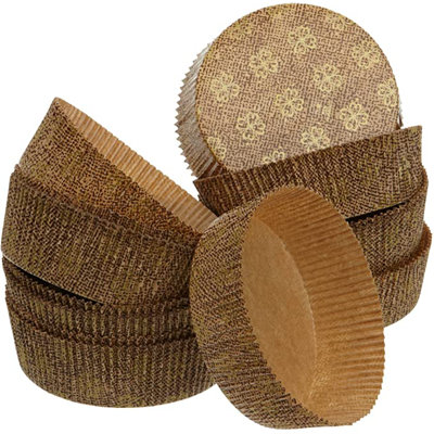 Kitchen Supply Wholesale 25-cup Non-Stick Crumb Cake Muffin Top Papers