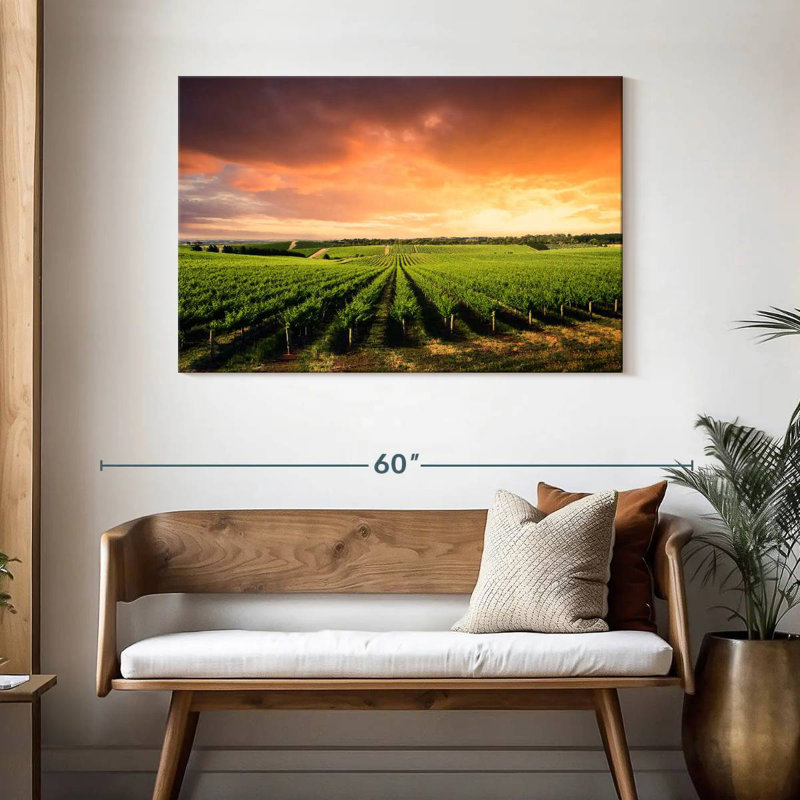 Alvord Vineyard Sunset Horizon, H 30 po x l 45 po