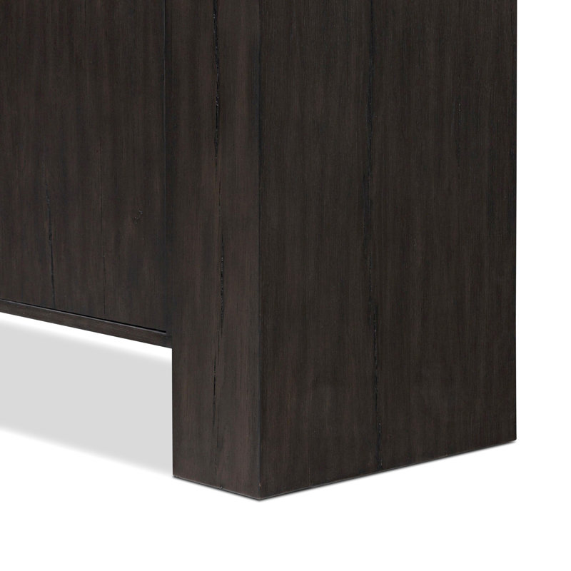 Fisher Bookcase-Smoked Black Veneer, Smoked Black Veneer