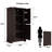 Modern 4-Door Bathroom Floor Storage Cabinet With Adjustable Shelves, Freestanding Cupboard-1747467437
