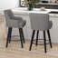 Tabouret de bar 26 po pivotant sur 360 ° à hauteur de comptoir 26 pi, chaises de îlot de cuisine avec pieds en bois-1351488993-1351705097