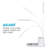 OttLite Organizer LED Desk Lamp Wireless Charging, 3 Colors, Dimmable, Flexible Neck, Storage Area