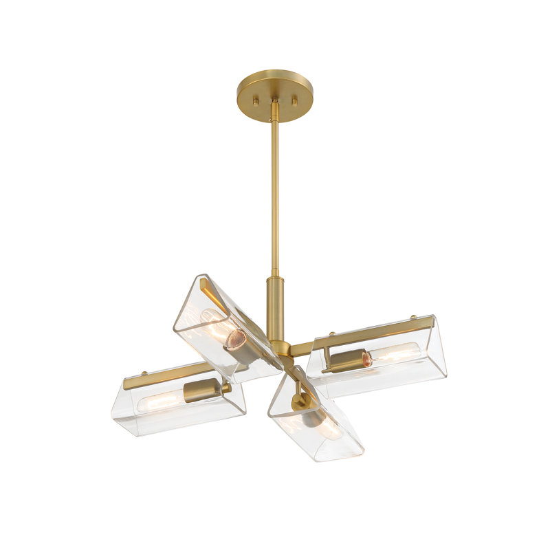 Kulthum Light Sputnik Modern Linear Chandelier, 4