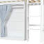 Lit mezzanine double avec armoire de rangement, garde-robe et DEL-779978965-779978962