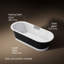 Volute 70-7/8 In. X 30-3/8 In. Freestanding Bath With Base