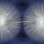 «Silver Sunburst on Blue II», impression sur toile tendue-19749680-74735878-74735879