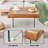 Natural Style Square Coffee Table