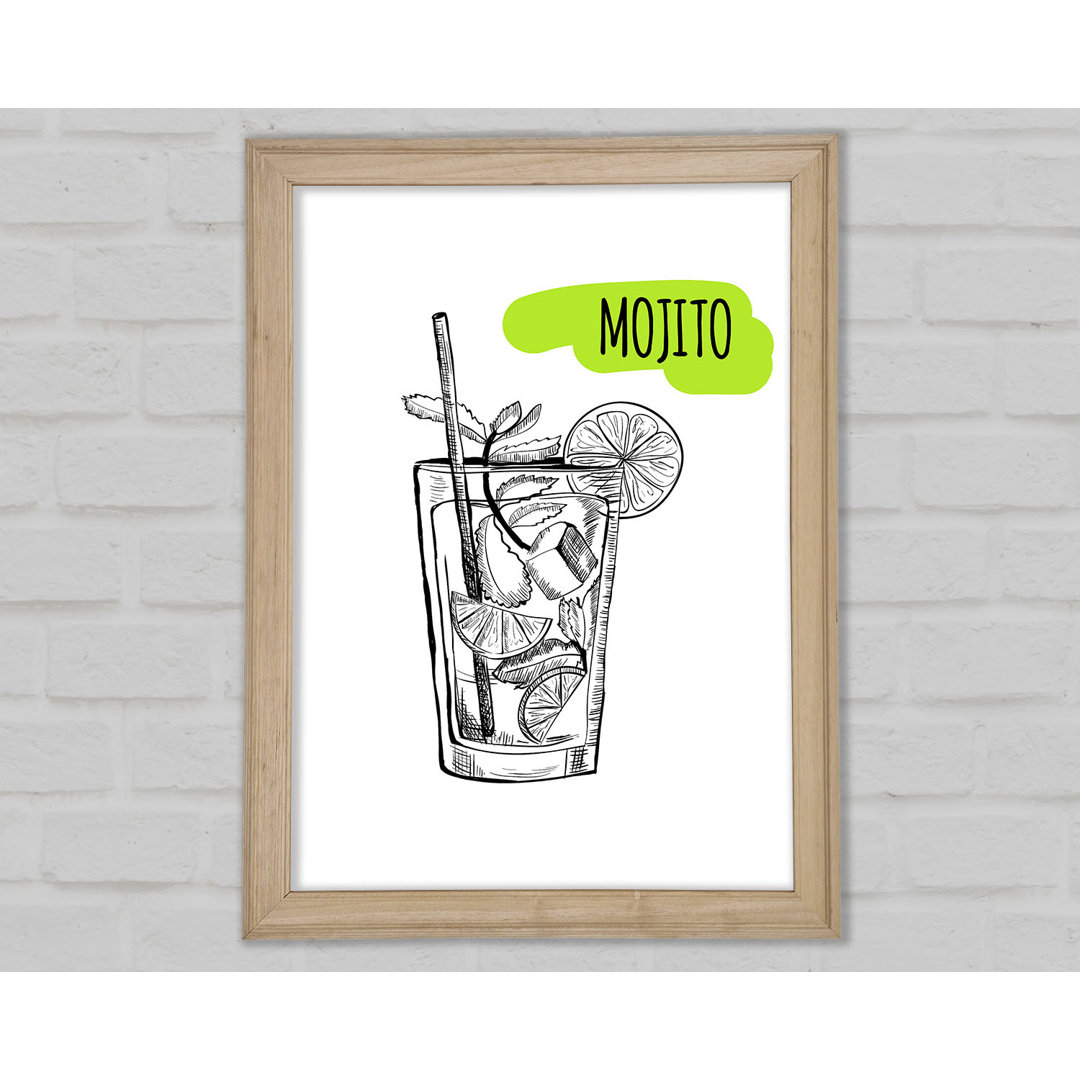 Mojito Cocktail 2 - Einzelne Bilderrahmen Kunstdrucke