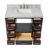 Cambridge Single Bathroom Vanity with Carrara Marble Top-88398706