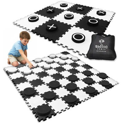 Checkers & Tic Tac Toe Giant Games