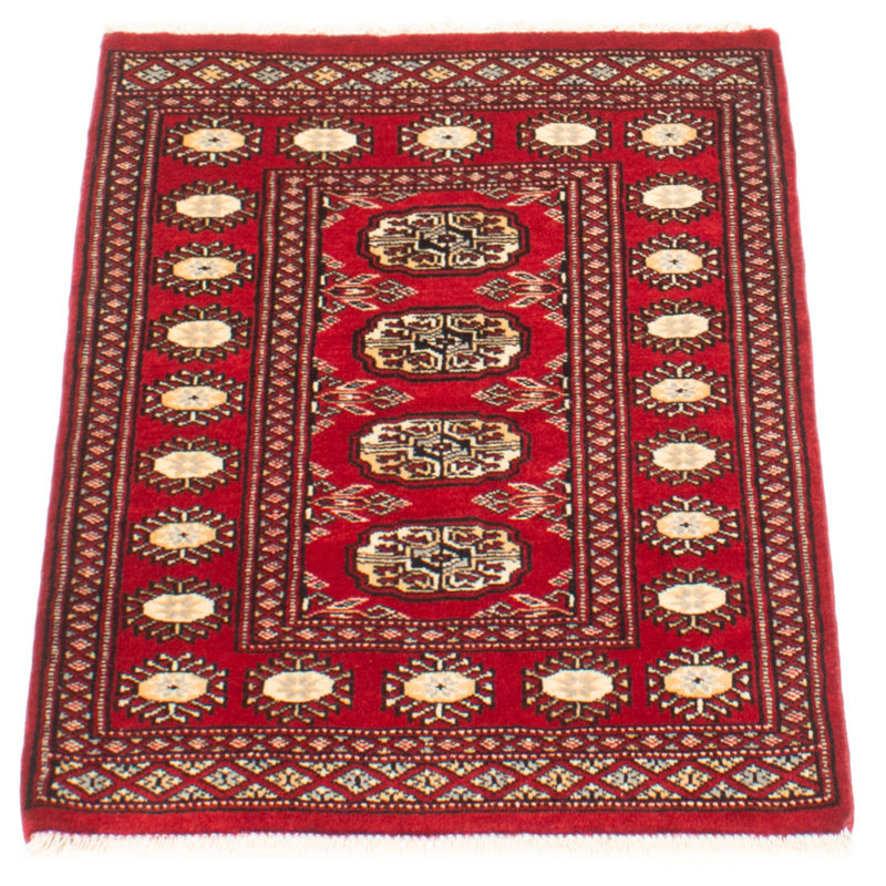 Peshawar Bokhara Red Rug 2'1" x 3'1"