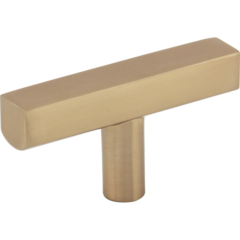 Dominique Bar Knob, Satin Bronze, 2 1/4"