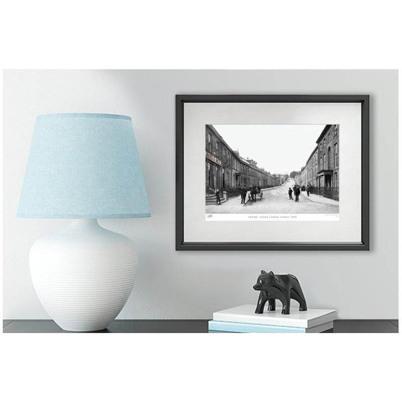Truro, Upper Lemon Street 1890 by Francis Frith - Single Picture Frame Print, 60cm H x 80cm W x 2.3cm D
