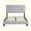 Upholstered Platform Bed Frame with Linen Fabric Headboard, No Box Spring Needed, Wood Slat Support, Easy Assembly-73672682-96157658