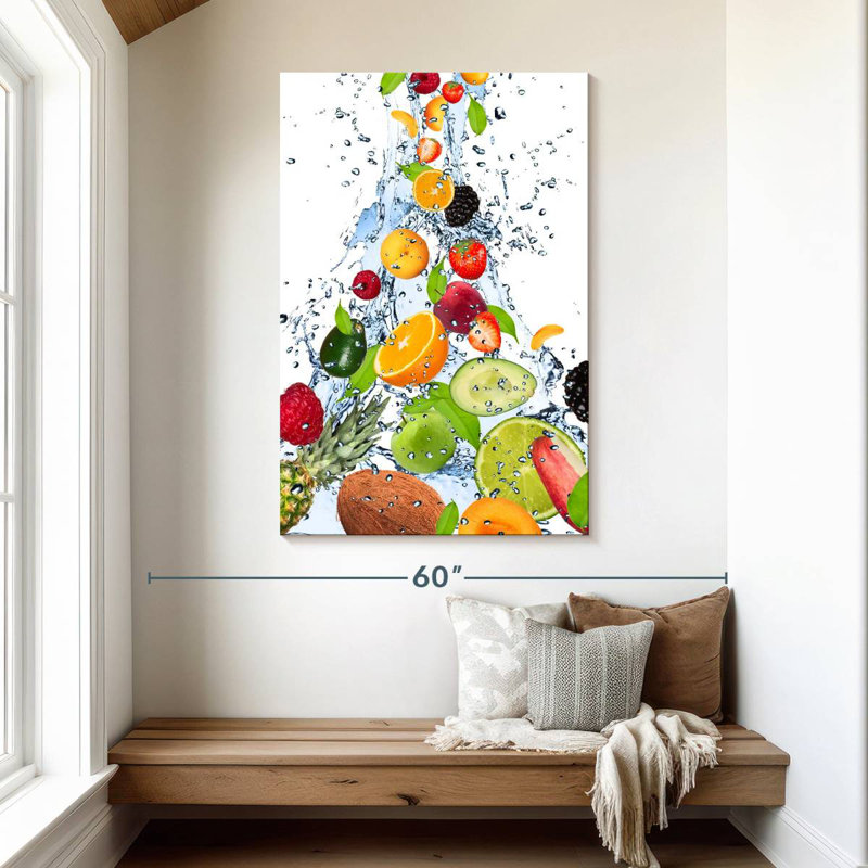 Yarlin Fruit Water Splash, H 48 po x l 32 po