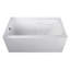 Eden 54" x 30" Alcove/Tile In Soaking Acrylic Bathtub-47823902