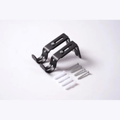 4 Pack Adjustable Curtain Rod Brackets