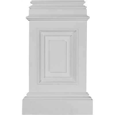 (Dessus: l 8 1/8 po x P 1 po) Petite base piédestal classique