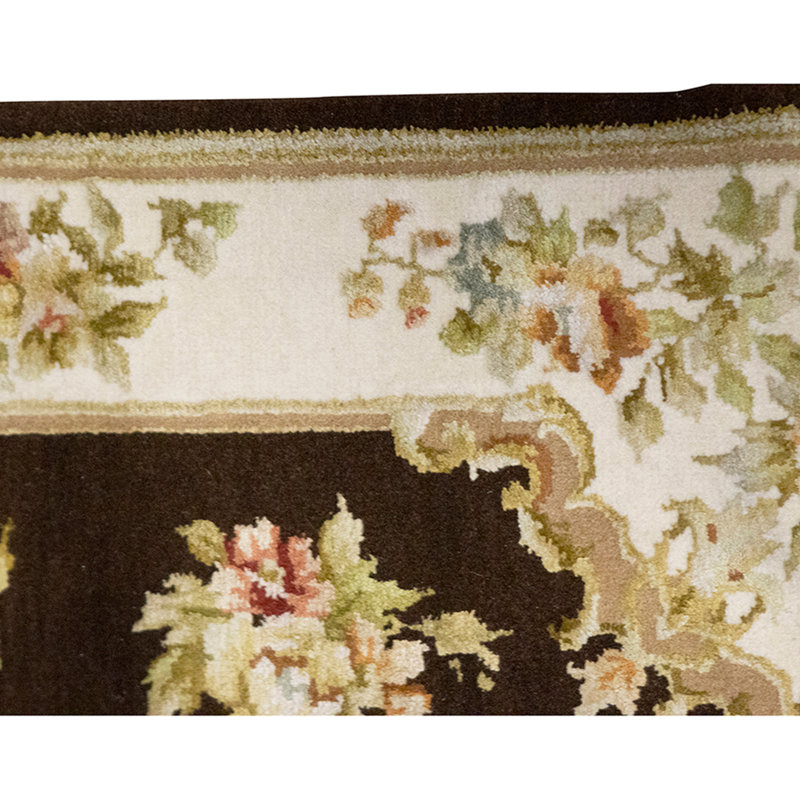 Handmade Silk and Wool Area Rug
