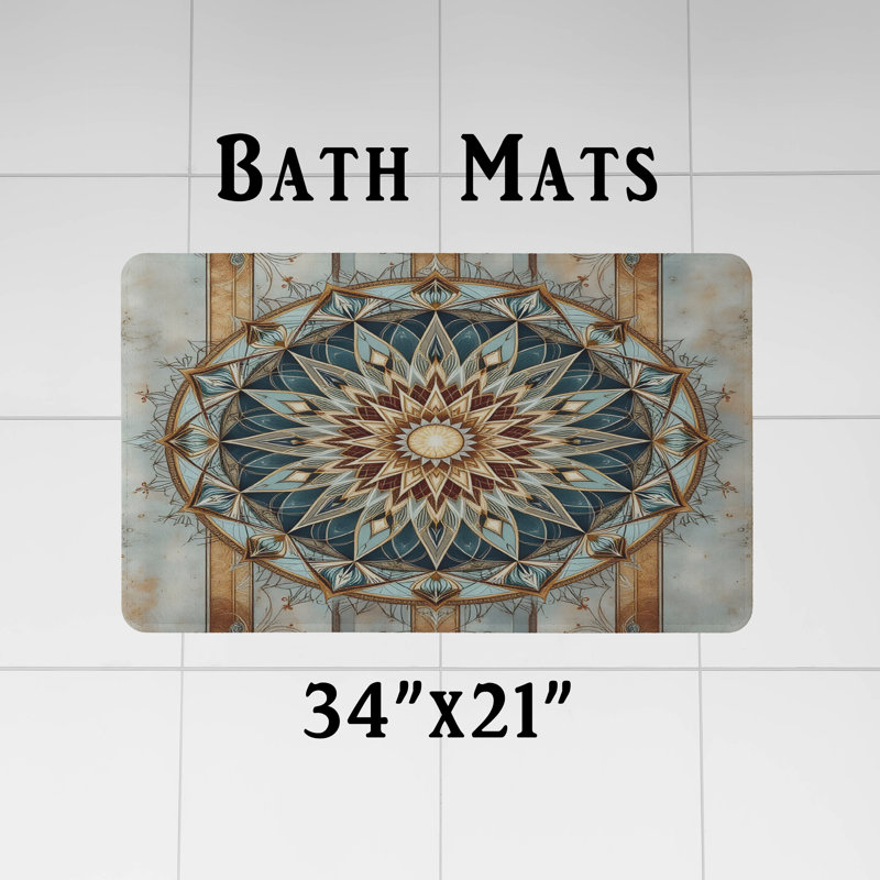 Rideau de douche avec tapis de bain, H 83 po x l 70 po