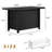 Ceasare 24.5'' H x 42.9'' W Propane Outdoor Fire Pit Table with Lid