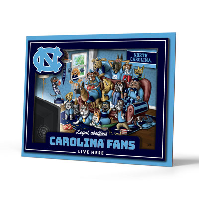 NCAA North Carolina Tar Heels Purebred Fans Wall Art