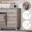 Armoire poubelle inclinable à 2 portes et 2 tiroirs Wave Design-122622501