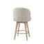 Tabouret de comptoir pivotant rembourré H 26 po Bhavya-813584079-815539576