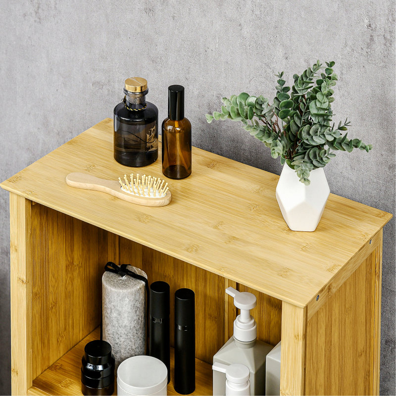 Stylish Storage Cabinet For Bathroom, Floor Cabinet, Bathroom Cabinet With Shelves And Doors