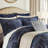 4 PCS Comforter Set Navy