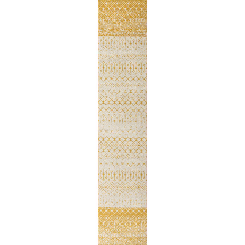 Abstract Indoor Rug, Runner 3'3" x 16'5"