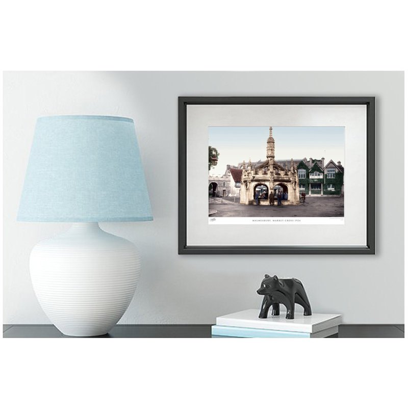Malmesbury, Market Cross 1924 - Single Picture Frame Print, 45cm H x 60cm W x 2.3cm D