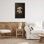 Art rétro de giclée champignon Portobello par Tina Higgins Designs, Inc.