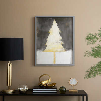 «Christmas Holiday Art DCCL XXXI», reproduction d'art encadrée - bois massif