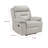Conia Manual Reclining Chair, Top Grain Leather Cushions-115686166