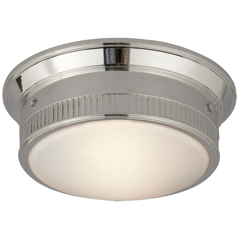 Thomas O'Brien Calliope Marine Flush Mount, Chrome