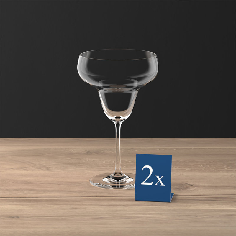 Purismo Set/2 11.25 oz Crystal Margarita Glasses