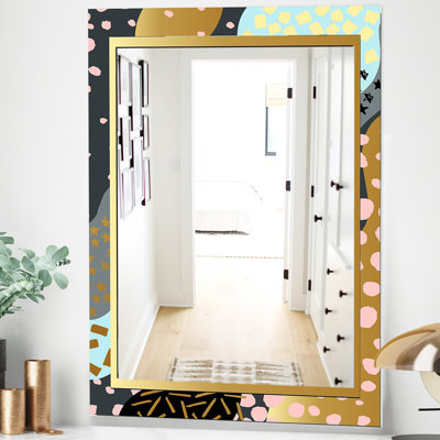 Miroir de coiffeuse moderne et ludique