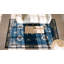 Tapis chinois antique bleu marine