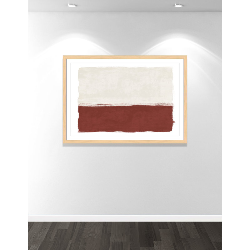 «Intense Rust II - Landscape Version Print» par Natalie Carpentieri, L 55 po x H 39 po, Imprimé mat, Naturel