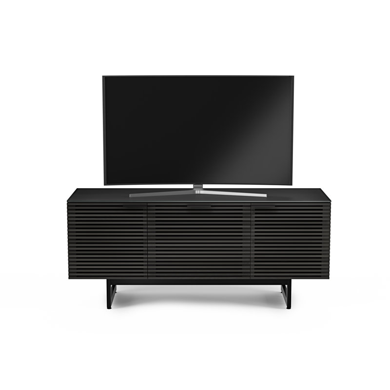 Corridor Media Console, Charcoal Stained Ash