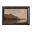 «Vintage Mountain Lake», art mural encadré rétro