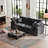 79" Wide Comfy Cloud Couch, Chenille Upholstered Pillow-Top Arm Loveseat Sofa With Deep Seats, Side Pockets & Modular Design, 2 Seater Sofa For Living Room-84601385